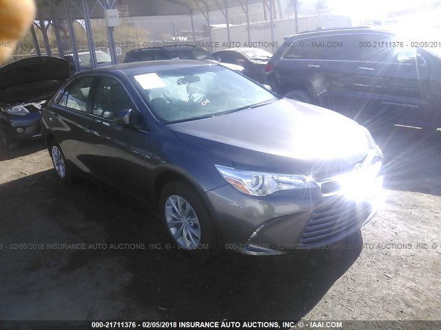 4T1BF1FK9HU384298 - 2017 TOYOTA CAMRY LE/XLE/SE/XSE GRAY photo 1