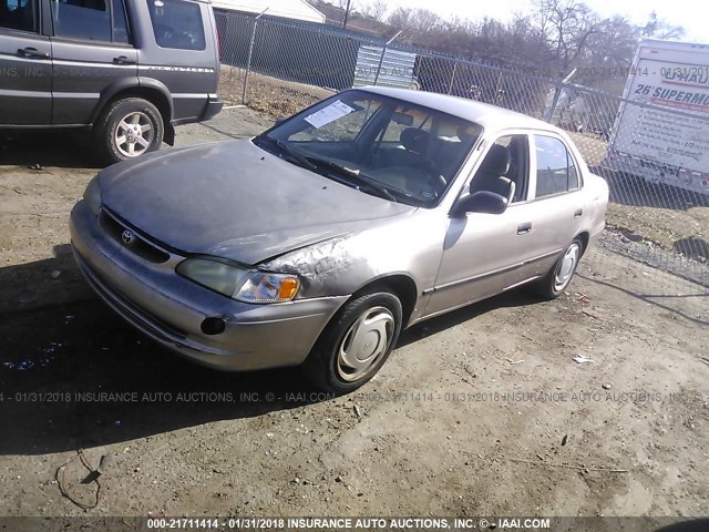 1NXBR12E4XZ199209 - 1999 TOYOTA COROLLA VE/CE/LE 棕色 照片 2