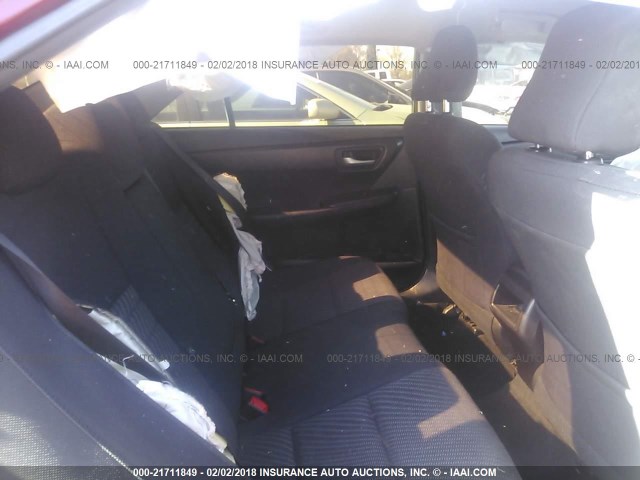 4T1BF1FK3GU557523 - 2016 TOYOTA CAMRY LE/XLE/SE/XSE RED photo 8