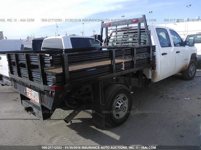 1GC1CVCG1BF230423 - 2011 CHEVROLET SILVERADO C2500 HEAVY DUTY WHITE photo 4