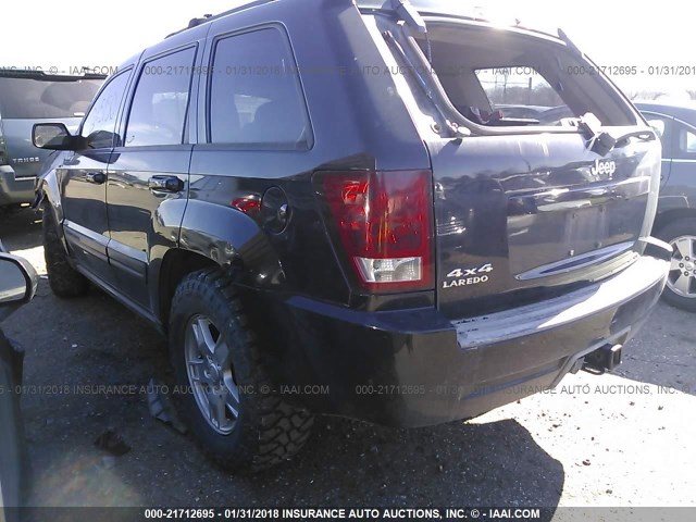 1J4HR48N26C126670 - 2006 JEEP GRAND CHEROKEE LAREDO/COLUMBIA/FREEDOM 黑色 照片 3