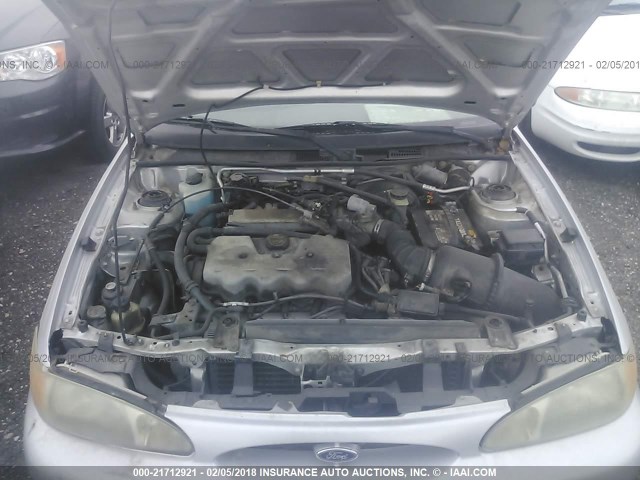 3FAFP13P41R112084 - 2001 FORD ESCORT GRAY photo 10