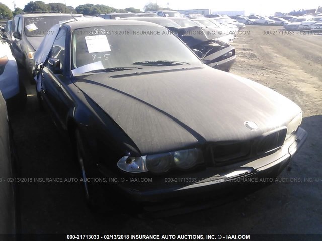 WBAGG83441DN89634 - 2001 BMW 740 I AUTOMATIC BLACK photo 1