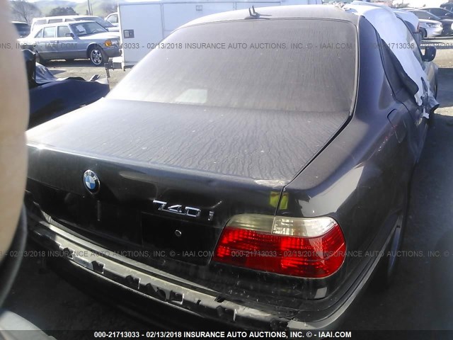 WBAGG83441DN89634 - 2001 BMW 740 I AUTOMATIC BLACK photo 4