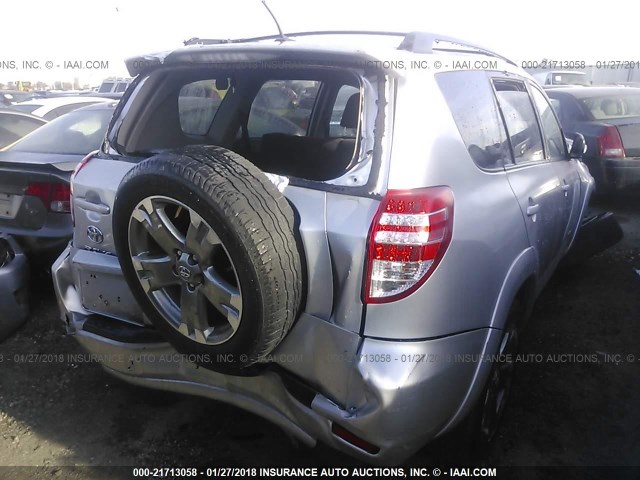 2T3WF4DV9CW145530 - 2012 TOYOTA RAV4 SPORT SILVER photo 4