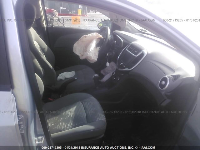 1G1JB5SH1H4133233 - 2017 CHEVROLET SONIC LS 浅蓝色 照片 5