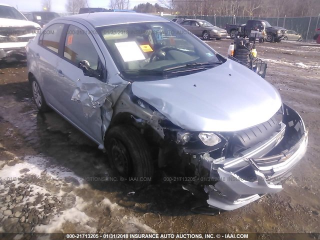 1G1JB5SH1H4133233 - 2017 CHEVROLET SONIC LS 浅蓝色 照片 6