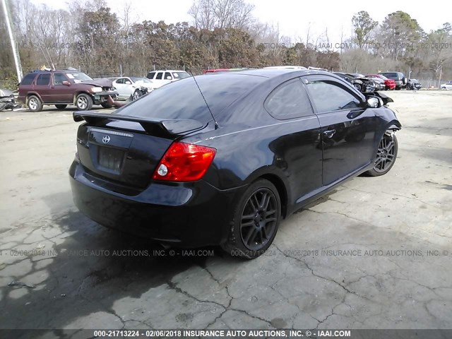 JTKDE177370197079 - 2007 TOYOTA SCION TC 黑色 照片 4