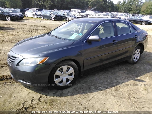 4T1BE46K17U722442 - 2007 TOYOTA CAMRY NEW GENERAT CE/LE/XLE/SE GRAY photo 2