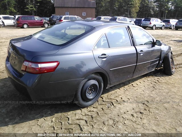 4T1BE46K17U722442 - 2007 TOYOTA CAMRY NEW GENERAT CE/LE/XLE/SE GRAY photo 4