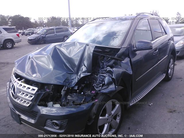 4JGBB8GB8BA625263 - 2011 MERCEDES-BENZ ML 350 4MATIC BLACK photo 6