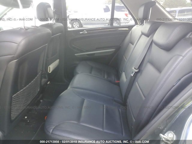 4JGBB8GB8BA625263 - 2011 MERCEDES-BENZ ML 350 4MATIC BLACK photo 8