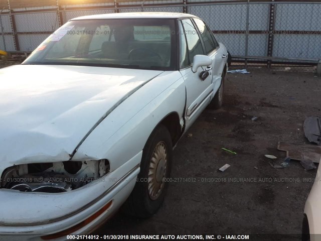 1G4HR52K1VH562241 - 1997 BUICK LESABRE LIMITED WHITE photo 6