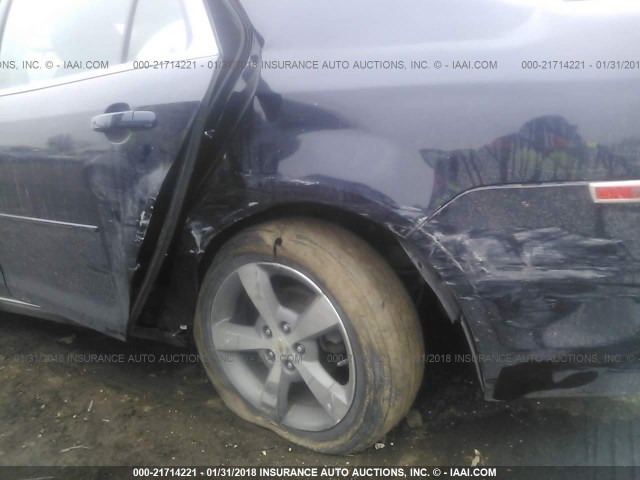 1G1ZC5E1XBF281942 - 2011 CHEVROLET MALIBU 1LT 蓝色 照片 6