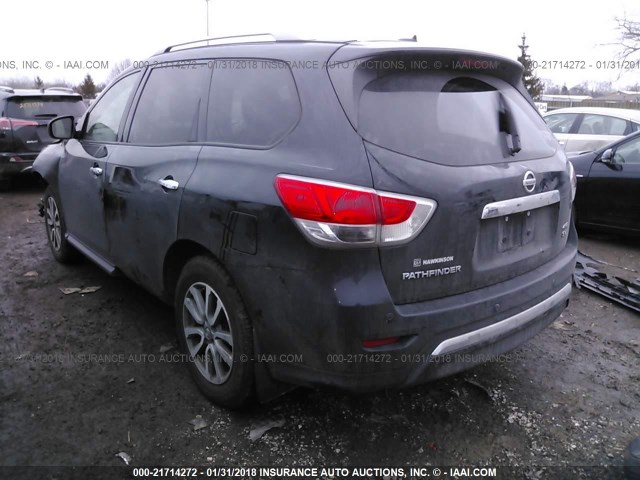 5N1AR2MM9DC606531 - 2013 NISSAN PATHFINDER S/SV/SL/PLATINUM BLACK photo 3