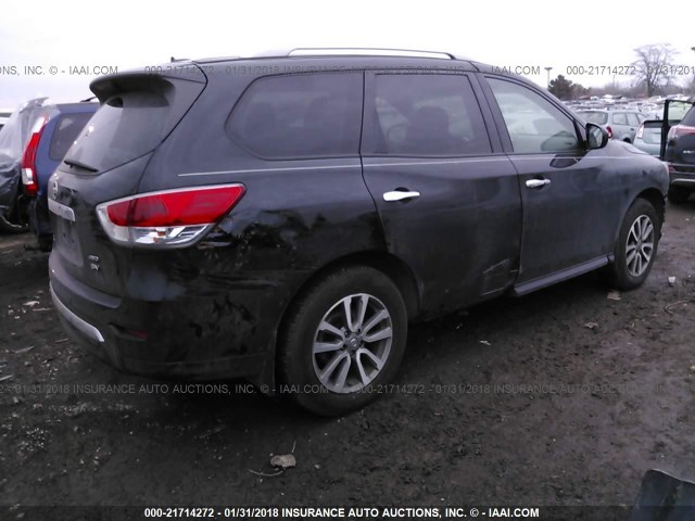 5N1AR2MM9DC606531 - 2013 NISSAN PATHFINDER S/SV/SL/PLATINUM BLACK photo 4