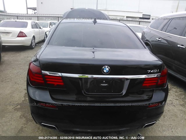 WBAYA6C54FGK16490 - 2015 BMW 740 I BLACK photo 6