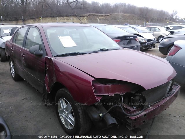 1G1ZT54835F145753 - 2005 CHEVROLET MALIBU LS 红色 照片 1