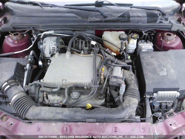 1G1ZT54835F145753 - 2005 CHEVROLET MALIBU LS 红色 照片 10