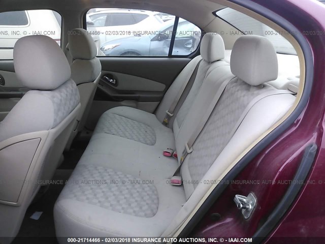 1G1ZT54835F145753 - 2005 CHEVROLET MALIBU LS 红色 照片 8