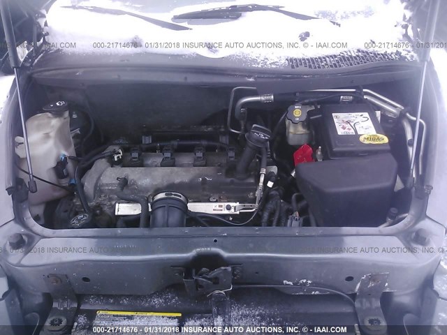 3GNBABDB6AS601900 - 2010 CHEVROLET HHR LT GRAY photo 10