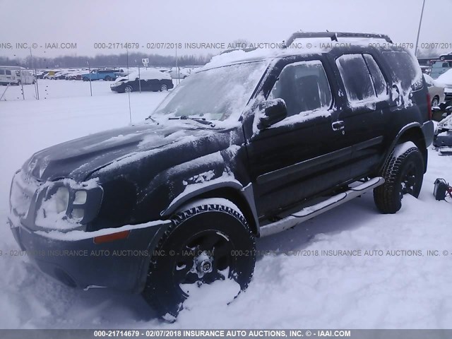 5N1ED28Y13C691294 - 2003 NISSAN XTERRA XE/SE BLACK photo 2