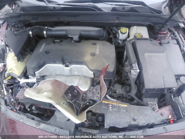 1G11C5SL4FF294355 - 2015 CHEVROLET MALIBU 1LT MAROON photo 10
