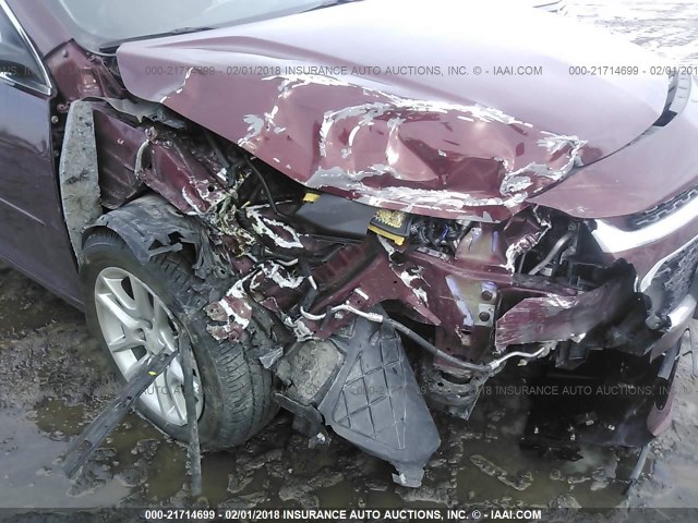 1G11C5SL4FF294355 - 2015 CHEVROLET MALIBU 1LT MAROON photo 6