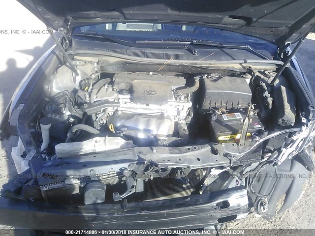 4T1BF1FK9CU163101 - 2012 TOYOTA CAMRY SE/LE/XLE GRAY photo 10