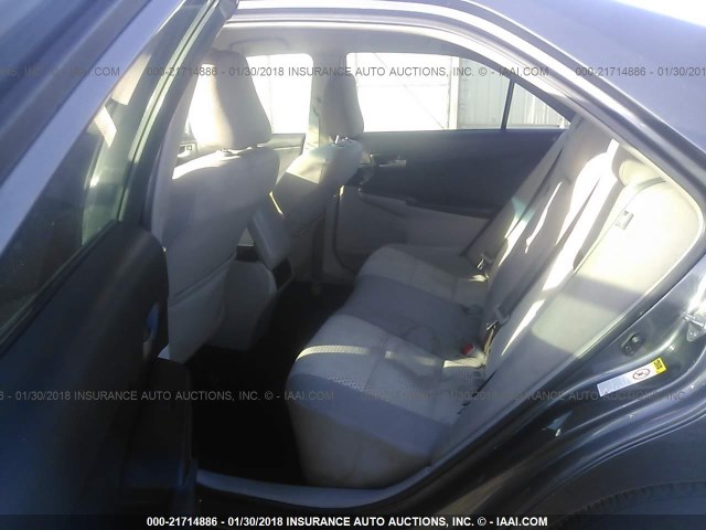 4T1BF1FK9CU163101 - 2012 TOYOTA CAMRY SE/LE/XLE GRAY photo 8