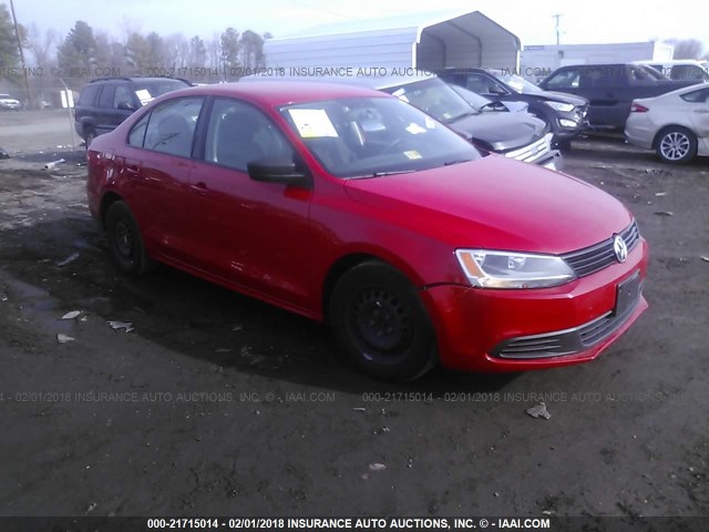 3VW2K7AJ1DM369937 - 2013 VOLKSWAGEN JETTA S 红色 照片 1