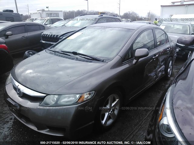 2HGFA1F68BH505227 - 2011 HONDA CIVIC LX-S GRAY photo 2