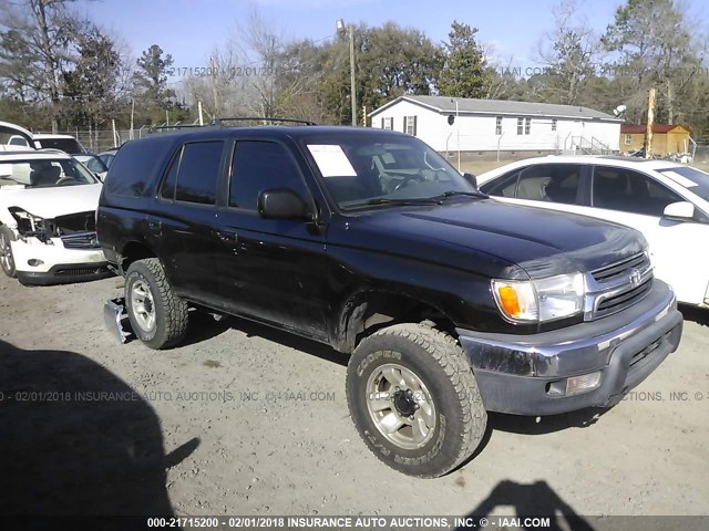 JT3GN86R120229900 - 2002 TOYOTA 4RUNNER SR5 BLACK photo 1