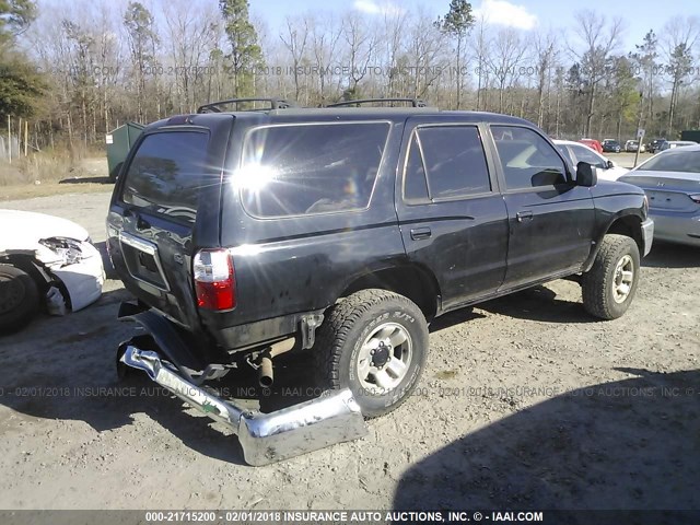 JT3GN86R120229900 - 2002 TOYOTA 4RUNNER SR5 BLACK photo 4