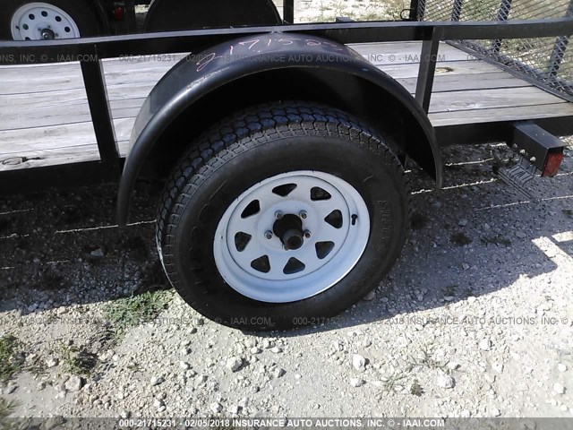 1XNU5X109B1033836 - 2011 UTILITY TRAILER BLACK photo 6