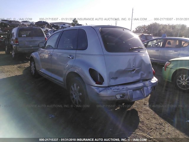 3A4FY58B47T617303 - 2007 CHRYSLER PT CRUISER TOURING SILVER photo 3