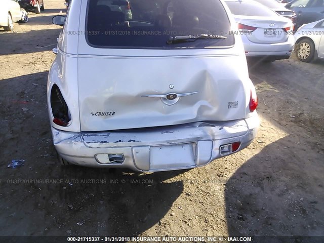 3A4FY58B47T617303 - 2007 CHRYSLER PT CRUISER TOURING SILVER photo 6