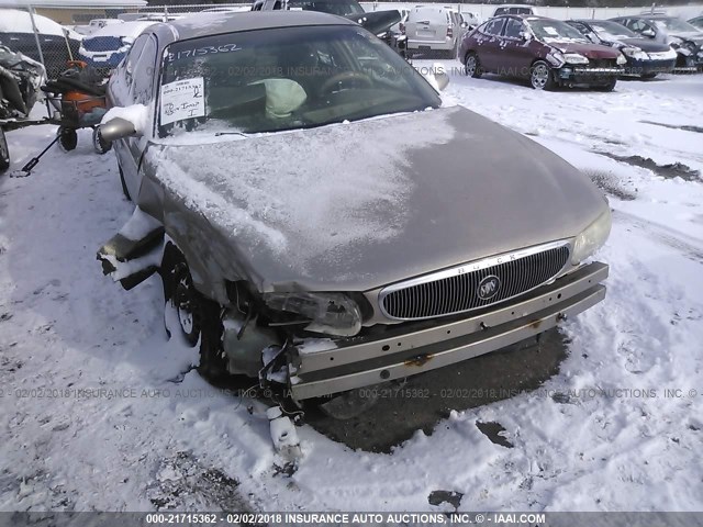 2G4WS52J8Y1302073 - 2000 BUICK CENTURY CUSTOM GOLD photo 1