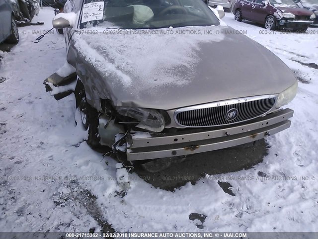 2G4WS52J8Y1302073 - 2000 BUICK CENTURY CUSTOM GOLD photo 6