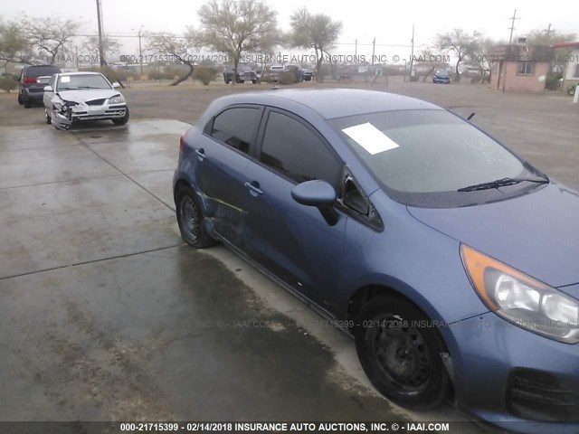 KNADM5A30G6590328 - 2016 KIA RIO LX Կապույտ լուսանկար 6