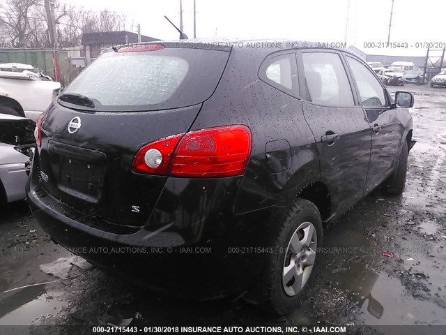 JN8AS58T09W055282 - 2009 NISSAN ROGUE S/SL BLACK photo 4