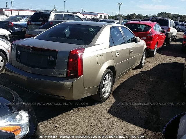 1G6DM57N930157893 - 2003 CADILLAC CTS GOLD photo 4