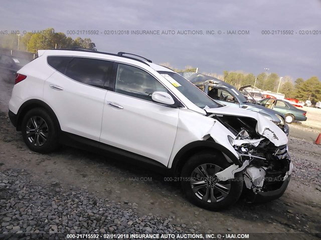 5XYZU3LB5EG226191 - 2014 HYUNDAI SANTA FE SPORT  WHITE photo 1