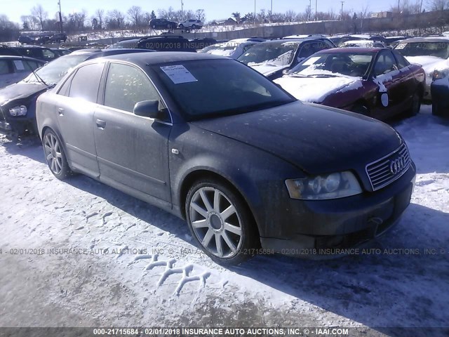 WAUJT68EX4A108962 - 2004 AUDI A4 3.0 GRAY photo 1