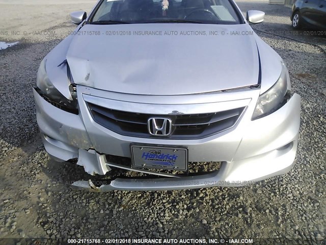 1HGCS1B30CA002058 - 2012 HONDA ACCORD LX SILVER photo 6