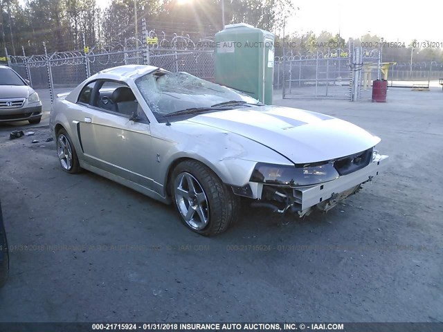 1FAFP48Y73F406596 - 2003 FORD MUSTANG COBRA SVT SILVER photo 1