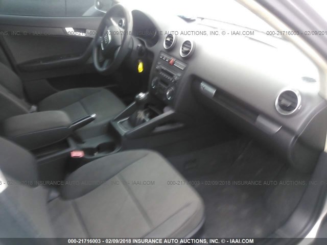 WAUHF78P36A110181 - 2006 AUDI A3 2 SILVER photo 5