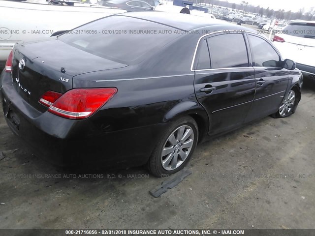 4T1BK36B37U242549 - 2007 TOYOTA AVALON XL/XLS/TOURING/LIMITED BLACK photo 4