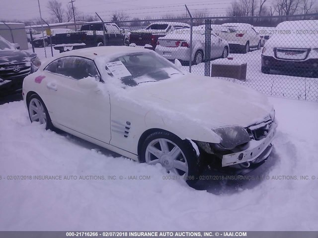 1C3AN69L34X010254 - 2004 CHRYSLER CROSSFIRE LIMITED WHITE photo 1