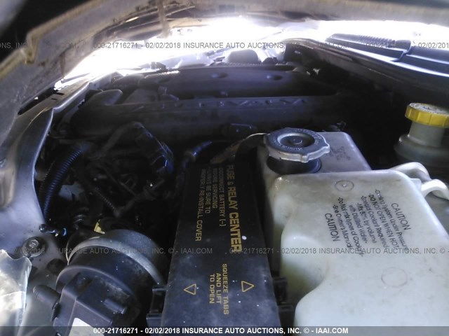 2C3HE66G11H660108 - 2001 CHRYSLER 300M SILVER photo 10